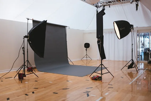 Photography studio setup